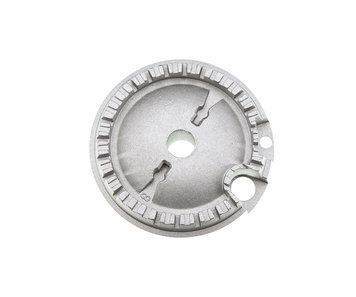 Газовий пальник (конфорка) з розсікачем Indesit, Whirlpool (64/75 мм) - C00313807 / 481236078136 2082 фото